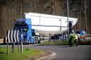 Police will be escorting two abnormal loads across Suffolk this week