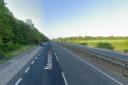 The A11 at Six Mile Bottom, where Porada was stopped