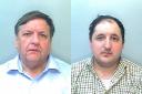 Ex-National Trust employee Roger Bryant (left) and James Bryant (right) were jailed for a combined ten years for fraudulently stealing £1m from the charity