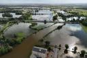 Parts of Huntingdonshire saw significant flooding following torrential rain.