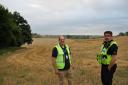 Police and Crime Commissioner for Hertfordshire   Jonathan Ash-Edwards with Sgt David Miller