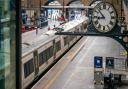 An empty platform at London King's Cross on July 27 during a previous RMT strike