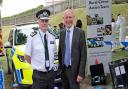 Darryl Preston, Police and Crime Commissioner with chief constable Nick Dean