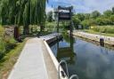 River Great Ouse at Houghton Locks