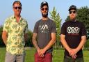 From left: Douglas Sawyer, Rob Harwin and Grant Brownlow standing in a park off Wigstone's Road, March where they hope a BMX/pump track will be built.