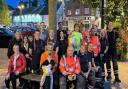 Former Mayor Rob Skoulding (pictured) was accompanied by the March Fire Service crew on Monday (September 20) on one of his walks that's raising money for Magpas Air Ambulance.