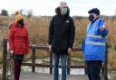 NE Cambs MP Steve Barclay visited Little Acre Fen Pocket Park in Chatteris to see how it has developed and what its plans are for the future.