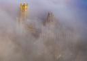 Ely Cathedral - Ship of the Fens rises majestically above the Mist,
Cathedral, Ely
Sunday 28 February 2021. 
Picture by Terry Harris.