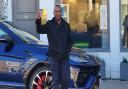 Former Top Gear presenter Rory Reid was spotted filming in Chatteris today (January 22) with a £160,000 Lamborghini Urus.