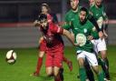 Wisbech Town in action in their most recent game, a friendly with Soham Town Rangers. Fenmen chairman Paul Brenchley said the club will vote to terminate the current season.