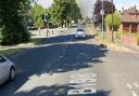 A teenage cyclist is in hospital after hitting a car on Lynn Road near Kooreman Avenue in Wisbech.