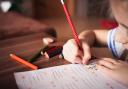 Stock image of child learning.