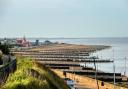 The beach at Hunstanton where a woman's body was discovered