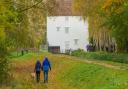 Dog walkers at Lode Mill.