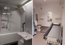 The new 'changing places' toilet at North Cambs Hospital in Wisbech.