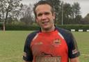 Wisbech try scorer Gerhard Wessels.