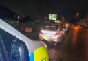 Police seize the uninsured car