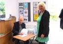 Andrew Ketley signing copies of Volume 6 at the launch.