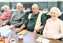 Brenda, Barrie and Jean with friend at the bingo.