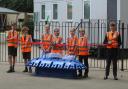 The new scooter hub at Wisbech Grammar School.