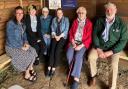 Some of those from Orchard House care home who have been helping with the Fenland Orchard Project.