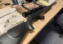 The air rifle was seized over the weekend.