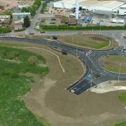 Recent photo of progress on the new crossing at Kings Dyke