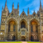 Peterborough Cathedral grounds. Photo: John Baker