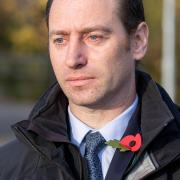 Andrew Wheeler leaves court..     
Crown Court, Peterborough
Monday 11 November 2019. 
Picture by Terry Harris.