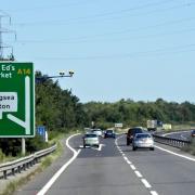 A Fiat Panda crashed into a parked tanker on the A14 at Fen Ditton on Sunday (May 15).