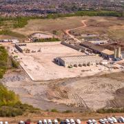 Cleared and ready to become a new incinerator plant. Former Saxon pits at Whittlesey