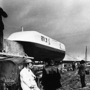 Hovertrain at Earith 1971