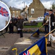 Chatteris marked 70 years to the day since the Queen took to the throne with a short ceremony at the town's war memorial.