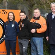 MP Steve Barclay visited Leverington Sports FC who have received a major grant towards a new 3G all-weather pitch.