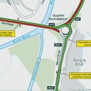 The A141 between the A47 Guyhirn roundabout and the A605 junction for Whittlesey will be closed for two weekends in January.