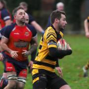 Jake Alsop runs in to score for Ely Tigers vs Wisbech.