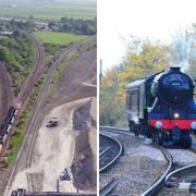 Rail passengers travelling from Ely (left) and March (right) may have to use a replacement bus service as part of major upgrade works at Cambridge rail station.