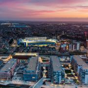 Sunsets on Peterborough City on the Eve of the Equilux,
Fletton Quays, Peterborough
Tuesday 16 March 2021. 
Picture by Terry Harris.