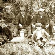 A wonderful moment taken from the archives but the question is (see below) what did these Fen workers do for lunch?