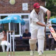 Action between March 2nds and Royston in the Cambs League.