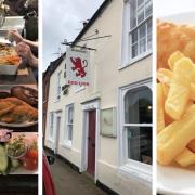 The Red Lion, Wisbech, on North Brink. Open for business.