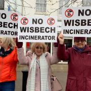 Campaigners launch fight against Wisbech incinerator at town rally. Picture: KIM TAYLOR