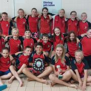 Wisbech Swimming club at the Junior Fenland League Final 2022