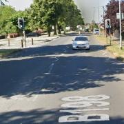 A teenage cyclist is in hospital after hitting a car on Lynn Road near Kooreman Avenue in Wisbech.