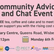 The event is completely free, even the tea, coffee and cake. Just drop in. Credit: Fenland District Council.