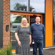 Kim Taylor OBE, CEO of Horizons Education Trust, and Christopher Carey, co-headteacher of Riverside Meadows – Wisbech Green