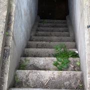 This wartime bomb shelter was found in Lynn Road, Wisbech