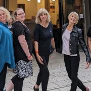 Silvers Swans ballet enthusiasts from the Wisbech area outside the new headquarters of the Royal Academy of Dance in London.