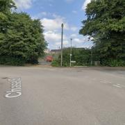 The entrance to the former gas depot where 19 new homes could be built in Wisbech