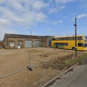 The former Towler's Coaches depot at Emneth